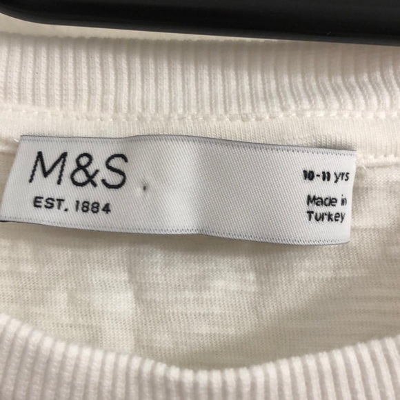 M&S #FASHIONBLOGGER White T-shirt - Picture 4 of 5
